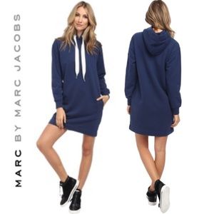 Comfy Marc Jacobs Hooded Sweatshirt Dress Sz. Med